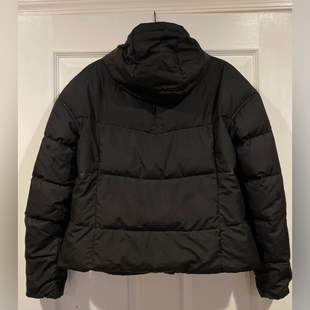 L.L. Bean Kids Black Down Jacket hooded size S - Picture 6 of 17